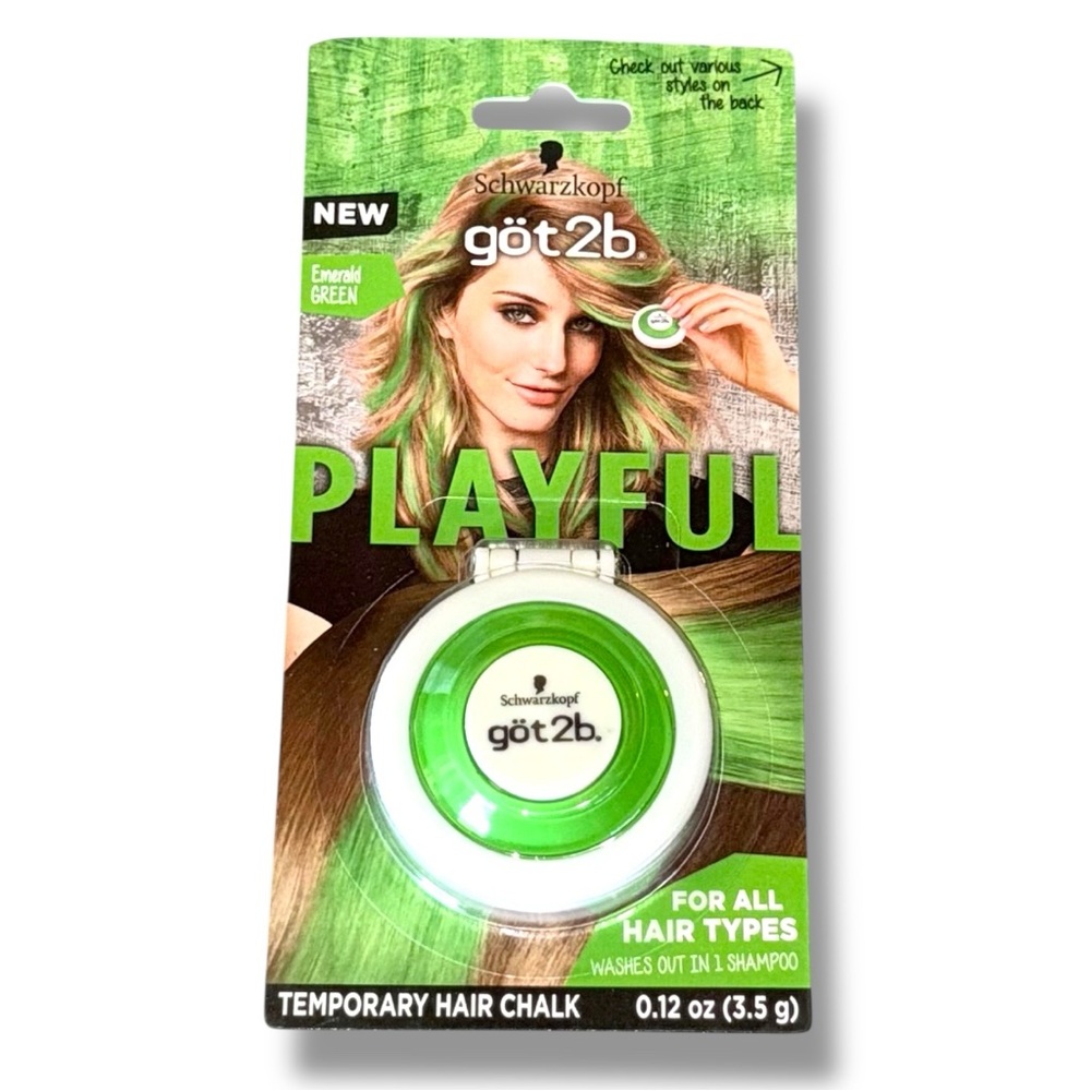 Schwarzkopf got2b Emerald Green Hair Chalk